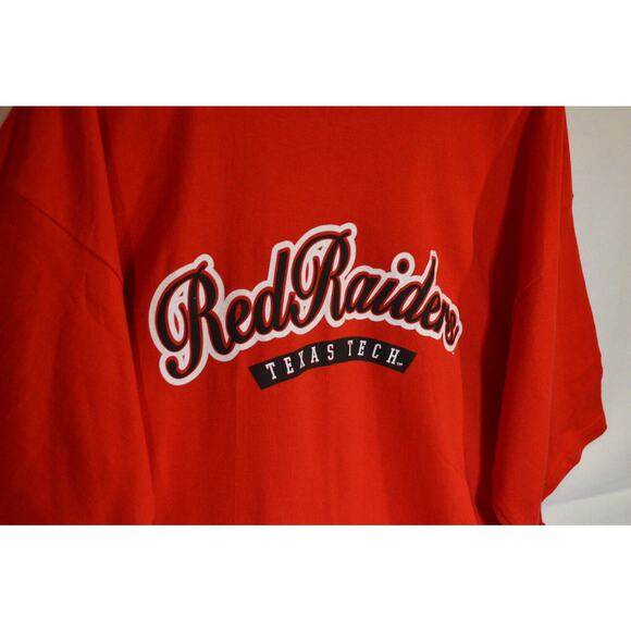 Vintage T-shirt 2XL XXL Red Raiders Texas Tech Red NEW Jones & Mitchell - Picture 6 of 8